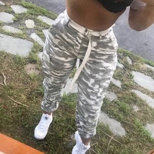 Camo Jogger Highwaisted Pants